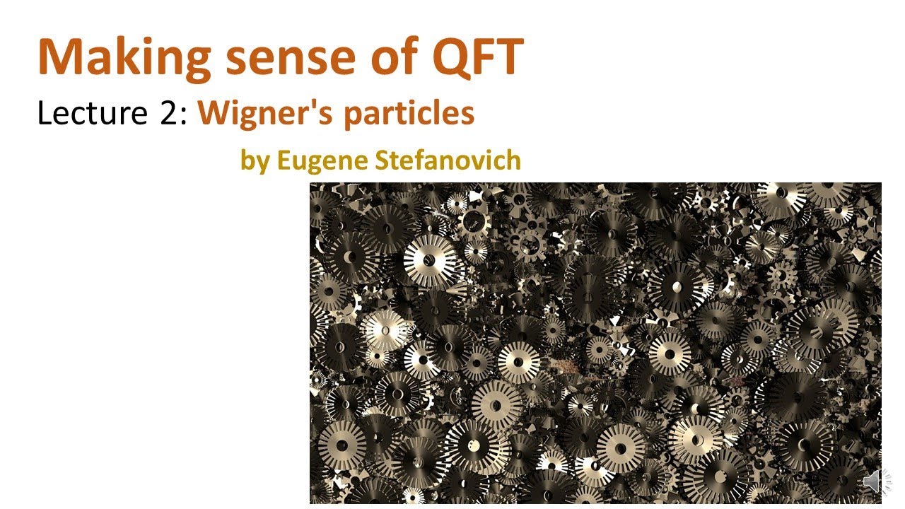 Making sense of QFT. Lecture 2 of 9: Wigner's particles