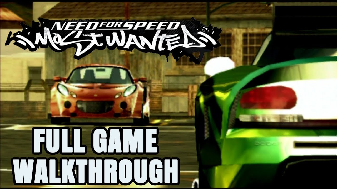 NEED FOR SPEED MOST WANTED (PS2) - Full Game Walkthrough - Blacklist Top 15 - No Commentary