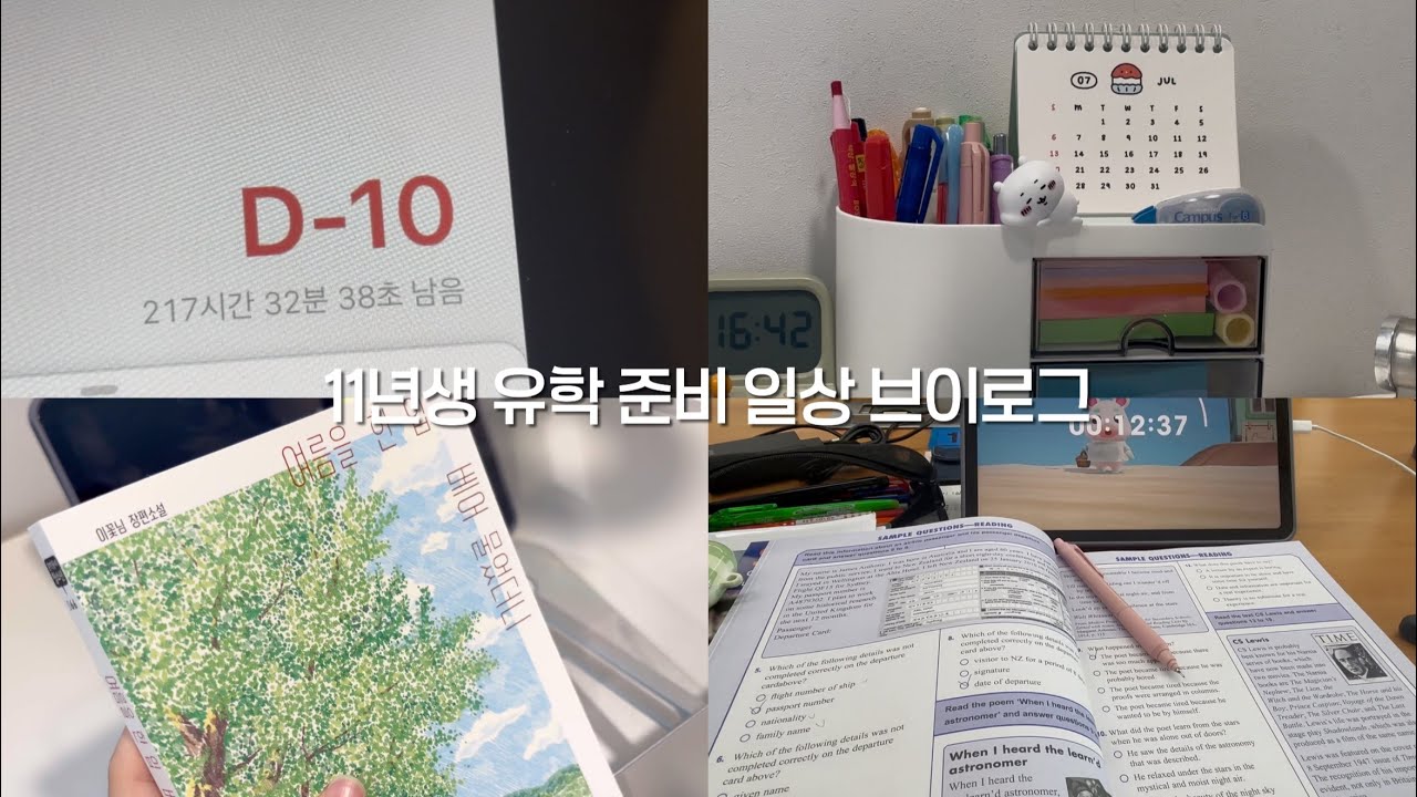 출국 열흘 남은 사람, 그게 접니다🙋‍♀️ㅣ유학 준비 일상