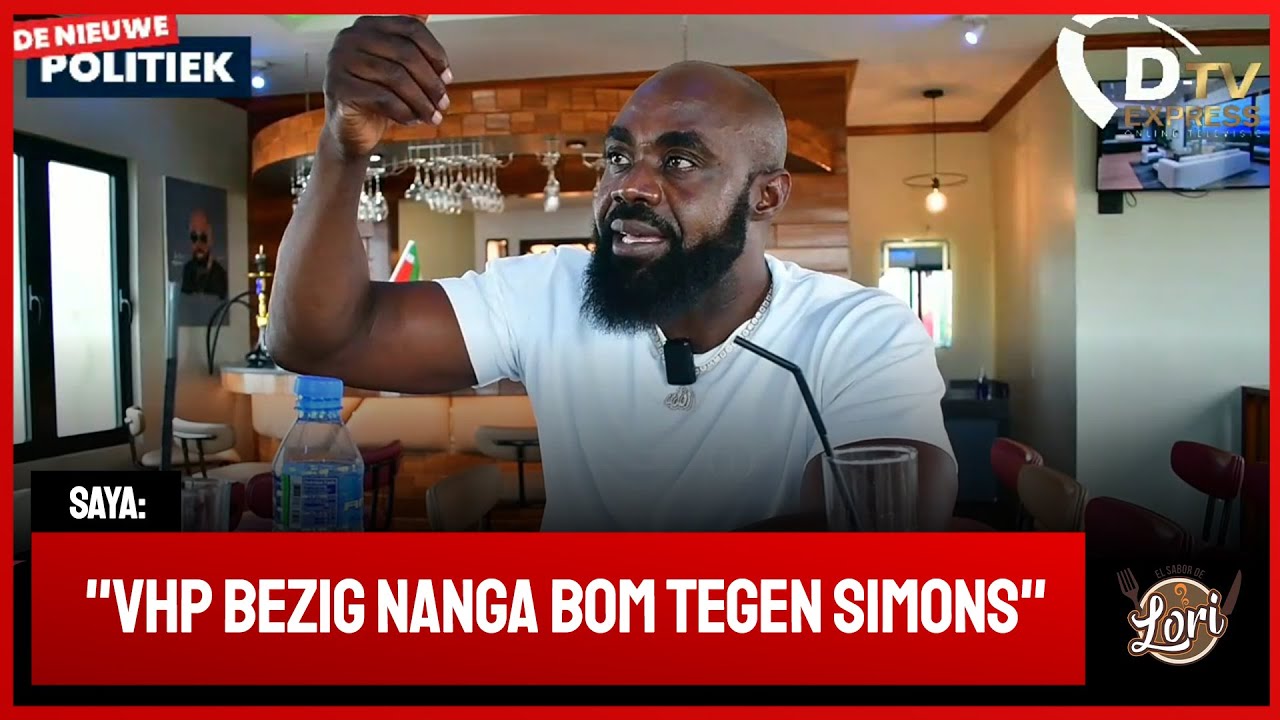 🚀 De Nieuwe Politiek LIVE • Saya spreekt zich uit over politieke positie (Suriname)