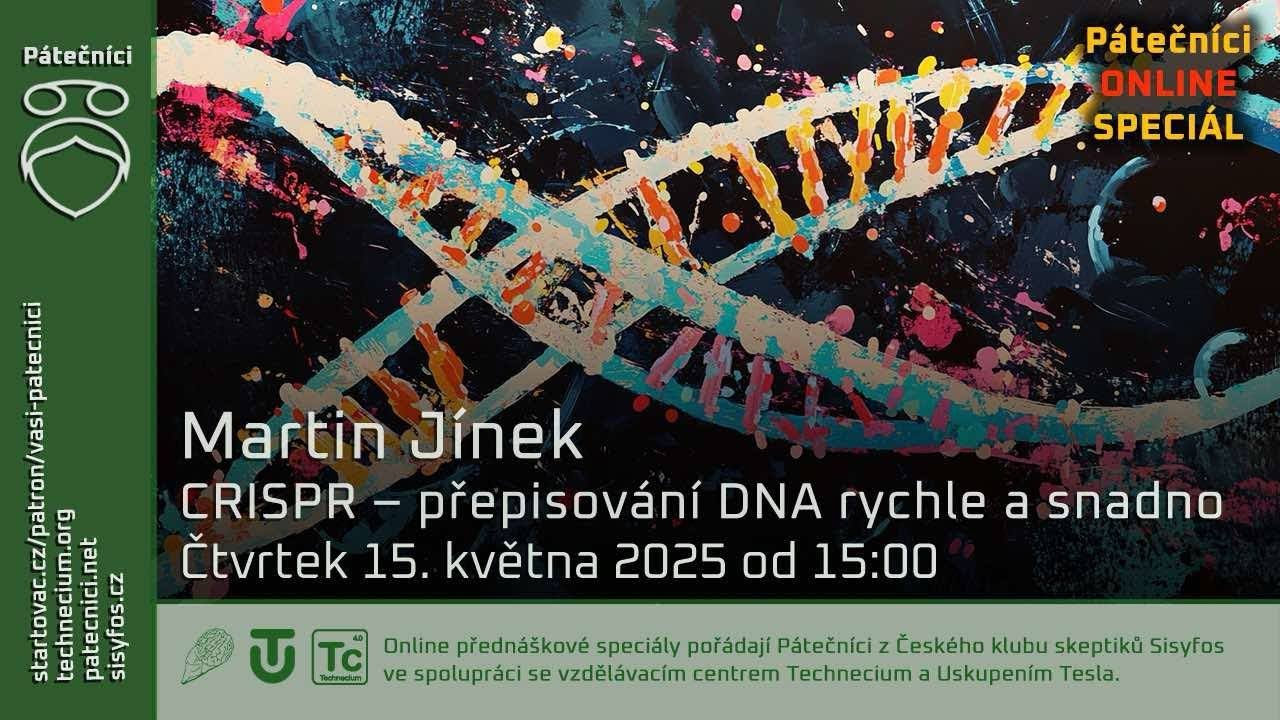 Martin Jínek: CRISPR - přepisování DNA rychle a snadno (@uzhch)