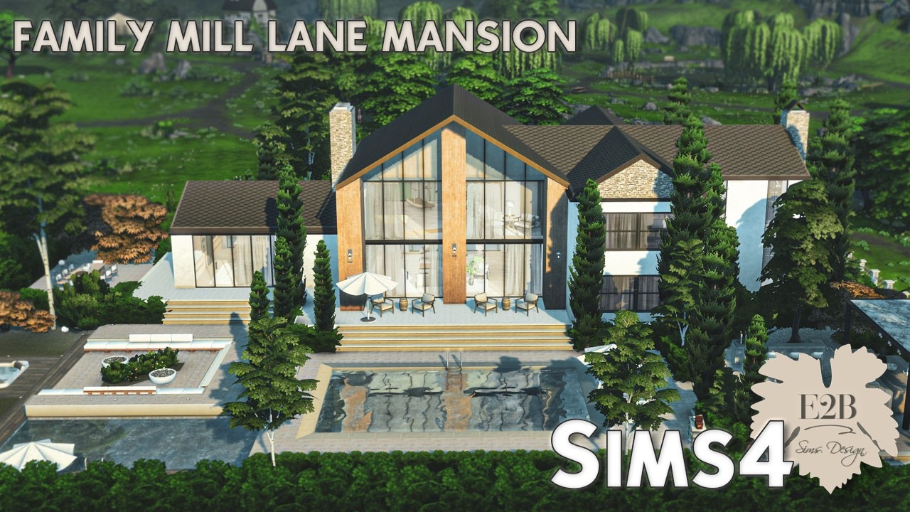 FAMILY MILL LANE MANSION | The Sims 4 Gallery Tour | 6 Bed 6 Bath | DOWNLOAD LINK (TRAY+CC+CC LINKS)