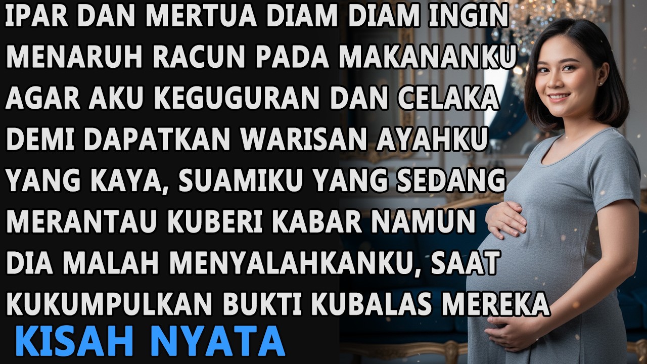 IPAR DAN MERTUA MENARUH RACUN PADA MAKANANKU AGAR AKU KEGUGURAN DAN CELAKA DEMI DAPAT WARISAN AYAHKU