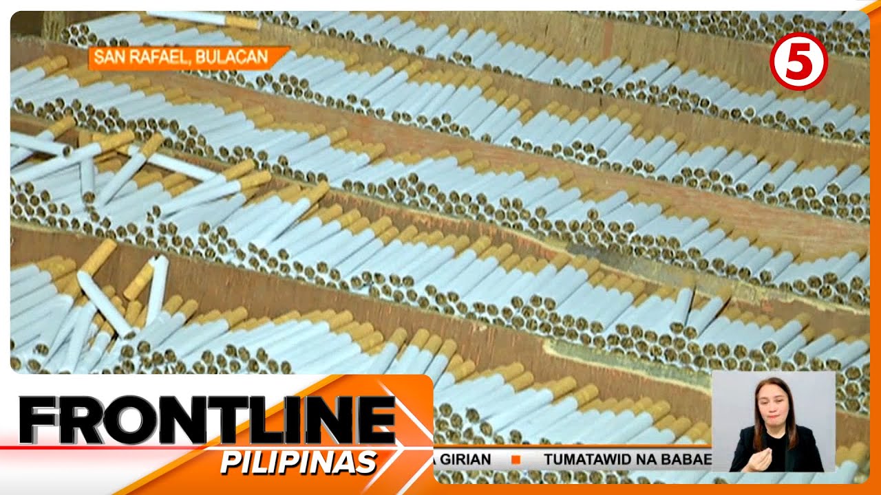 Pagawaan ng pekeng sigarilyo sa Bulacan, nabisto | Frontline Pilipinas