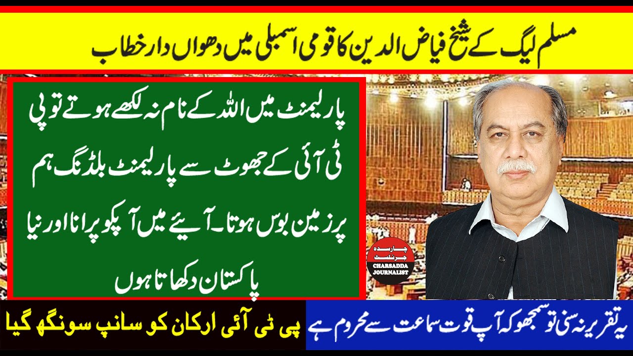 PMLN Rahim Yar Khan Mna Sheikh Fayyaz Ud Din Unique Speech In National Assembly | Funny Speech
