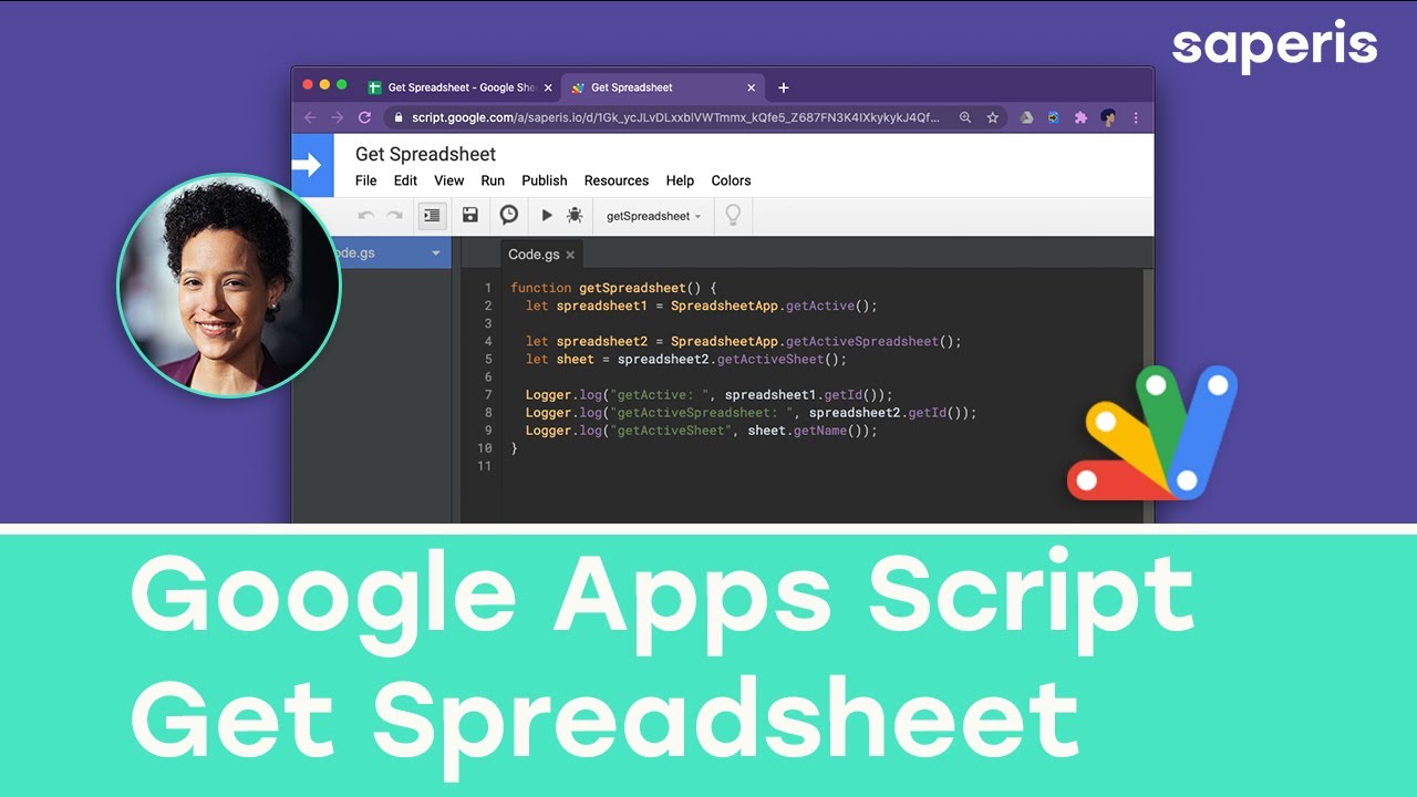 Скрипт Google Apps: как получить электронную таблицу