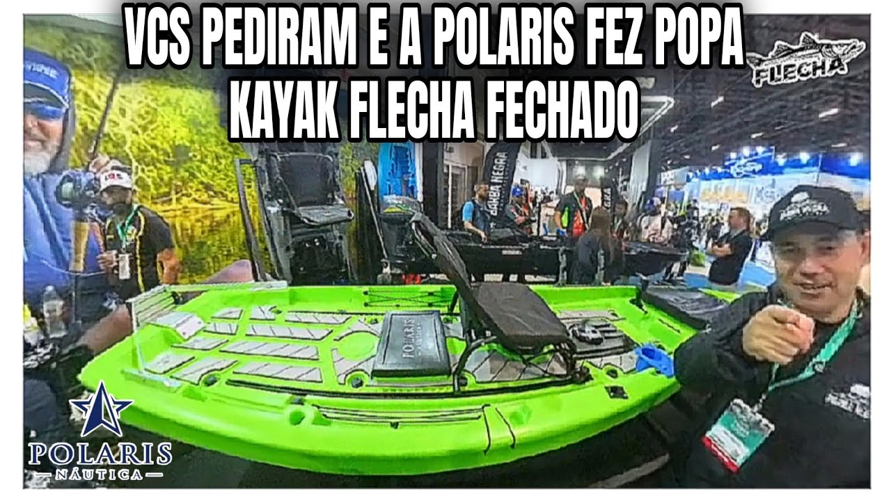 Novo kayak Flecha popa LACRADA Mais deck Mais velocidade Mais carga .