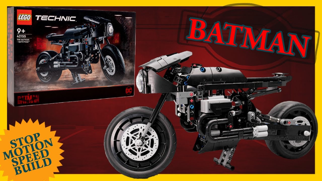 LEGO&reg; Technic 42155 THE BATMAN &ndash; BATCYCLE&trade; Stop Motion Speed Build