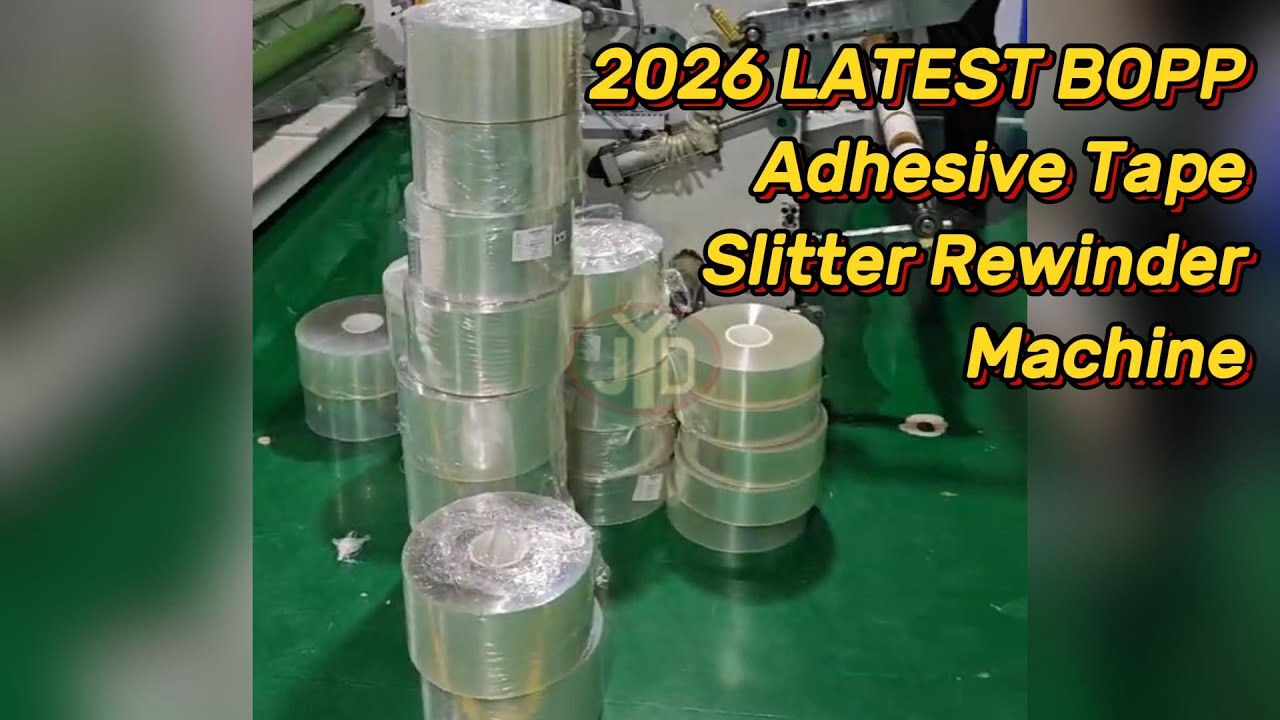 2026 Latest BOPP Adhesive Tape Slitter Rewinder Machine | High-Speed Packaging Equipment