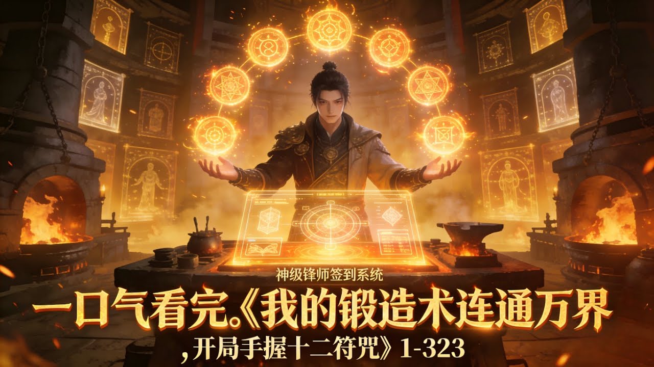 《我的锻造术连通万界，开局手握十二符咒》1-323 穿越全民转职世界，宁梧觉醒废物职业【锻造师】，唯有宁梧知晓，他的锻造连接诸天万界！【神级锻造签到系统】开启！每周签到一张传奇蓝图！开局打造十二符咒！