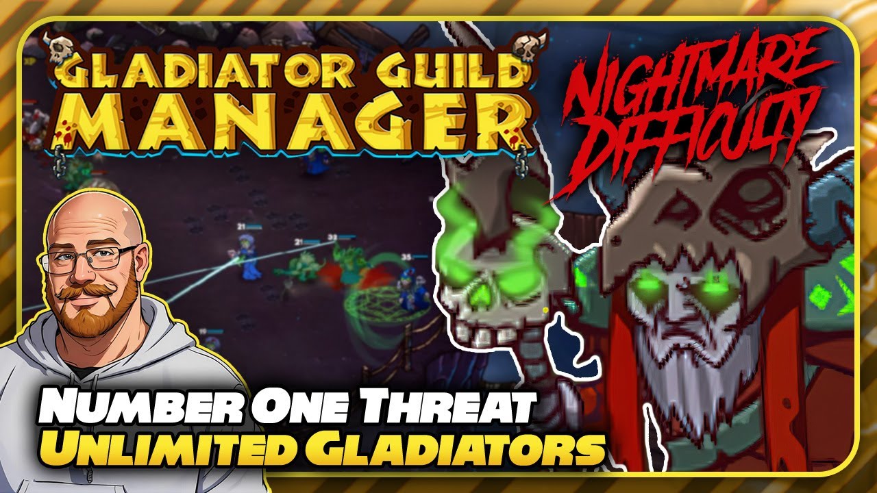 Necromancers Spawn UNLIMITED GLADIATOR ARMY!! | Gladiator Guild Manager | 08