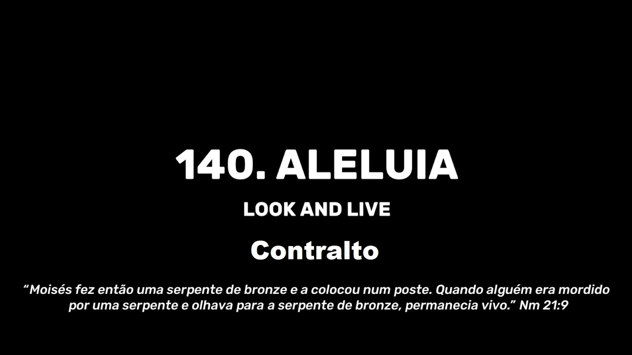 140. Aleluia - Contralto