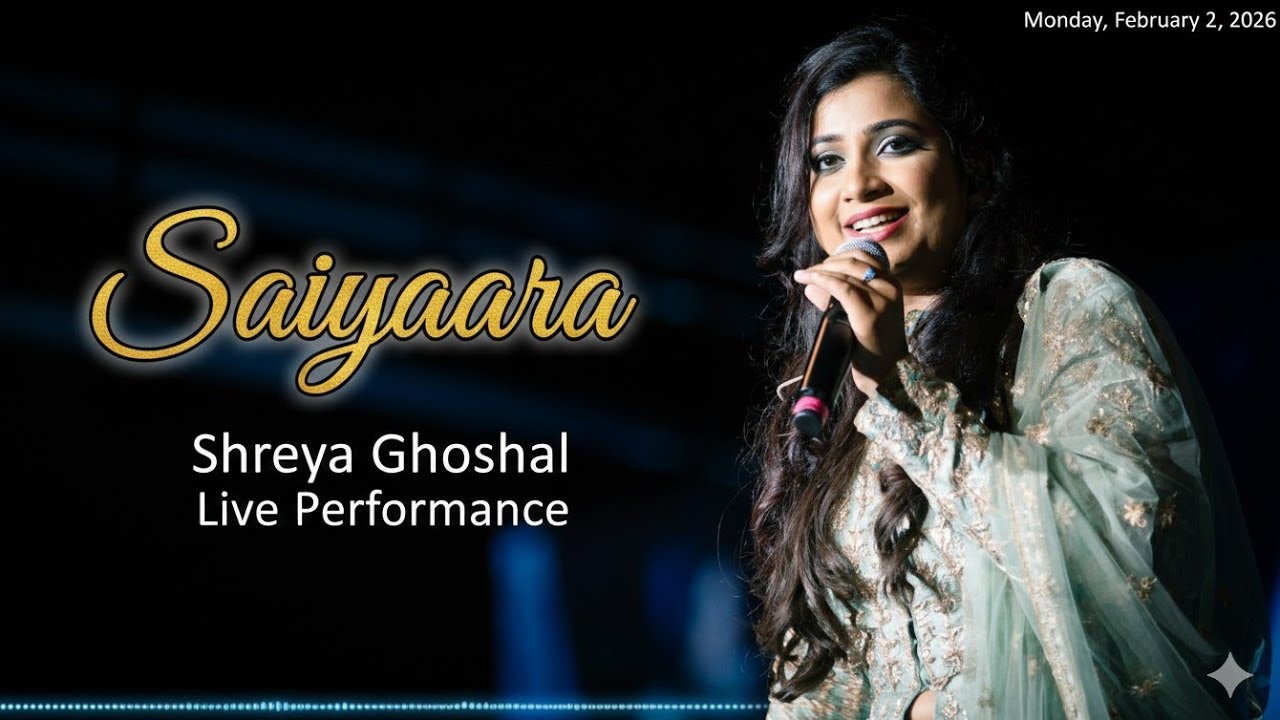 Saiyaara - Shreya Ghoshal | Live Performance |Magical Voice Music SR 🎙️🎶