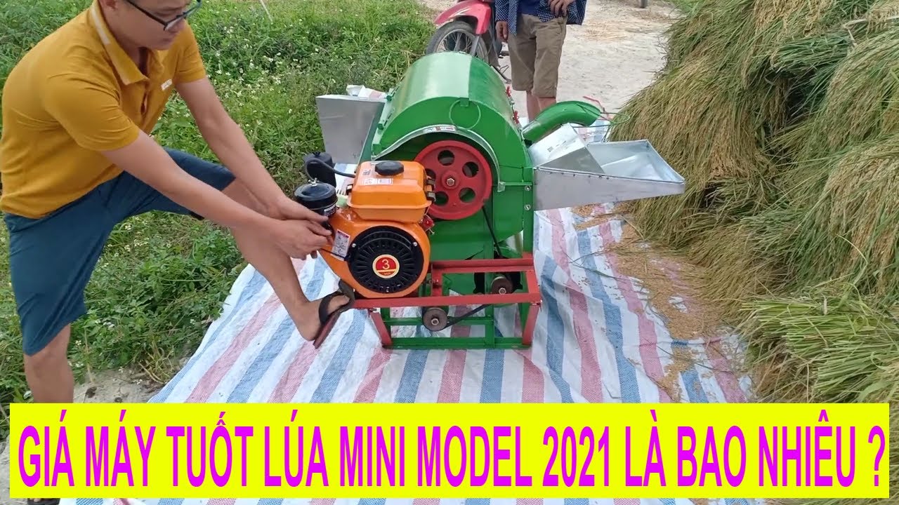 Giá máy tuốt lúa mini TL-02 model 2022 là bao nhiêu