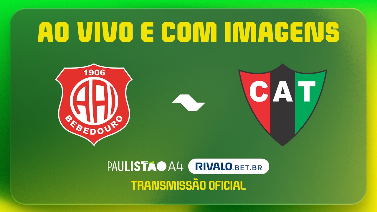 JOGO COMPLETO: INTER BEBEDOURO X TAQUARITINGA | RODADA 14 | PAULIST&Atilde;O A4 RIVALO 2026