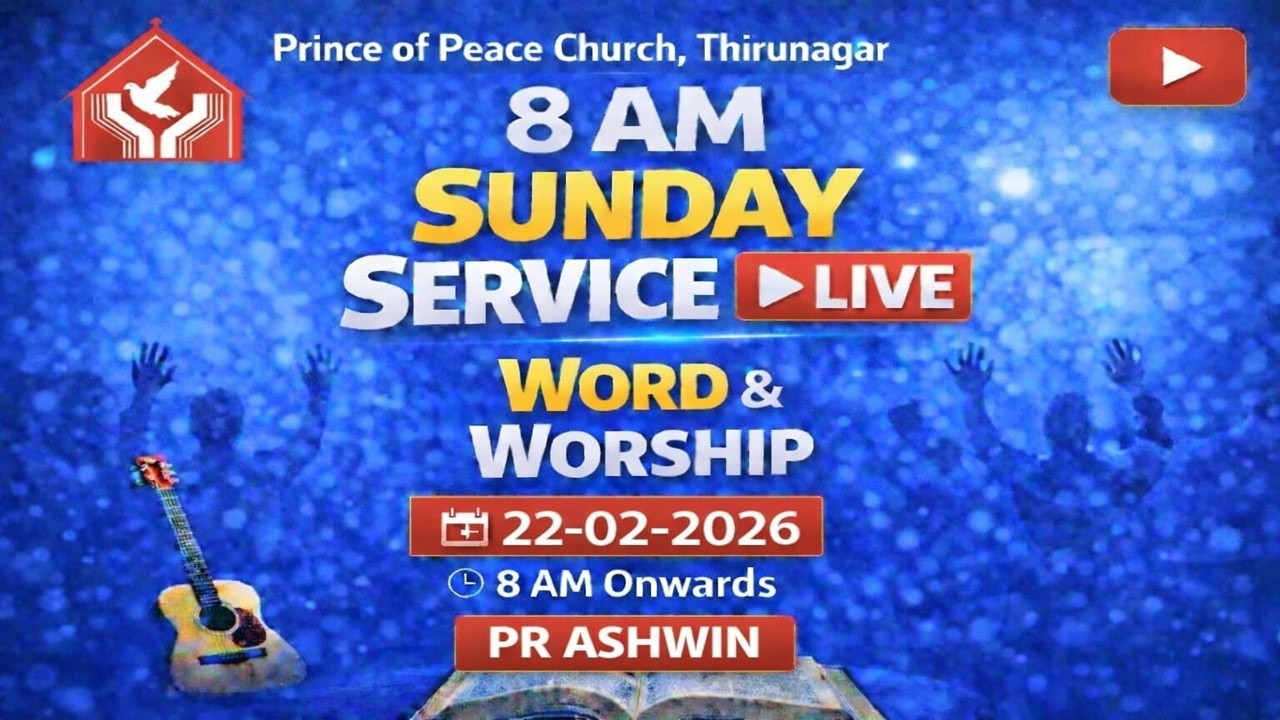 22-02-2026| SUNDAY SERVICE  | Pr Ashwin #churchlive