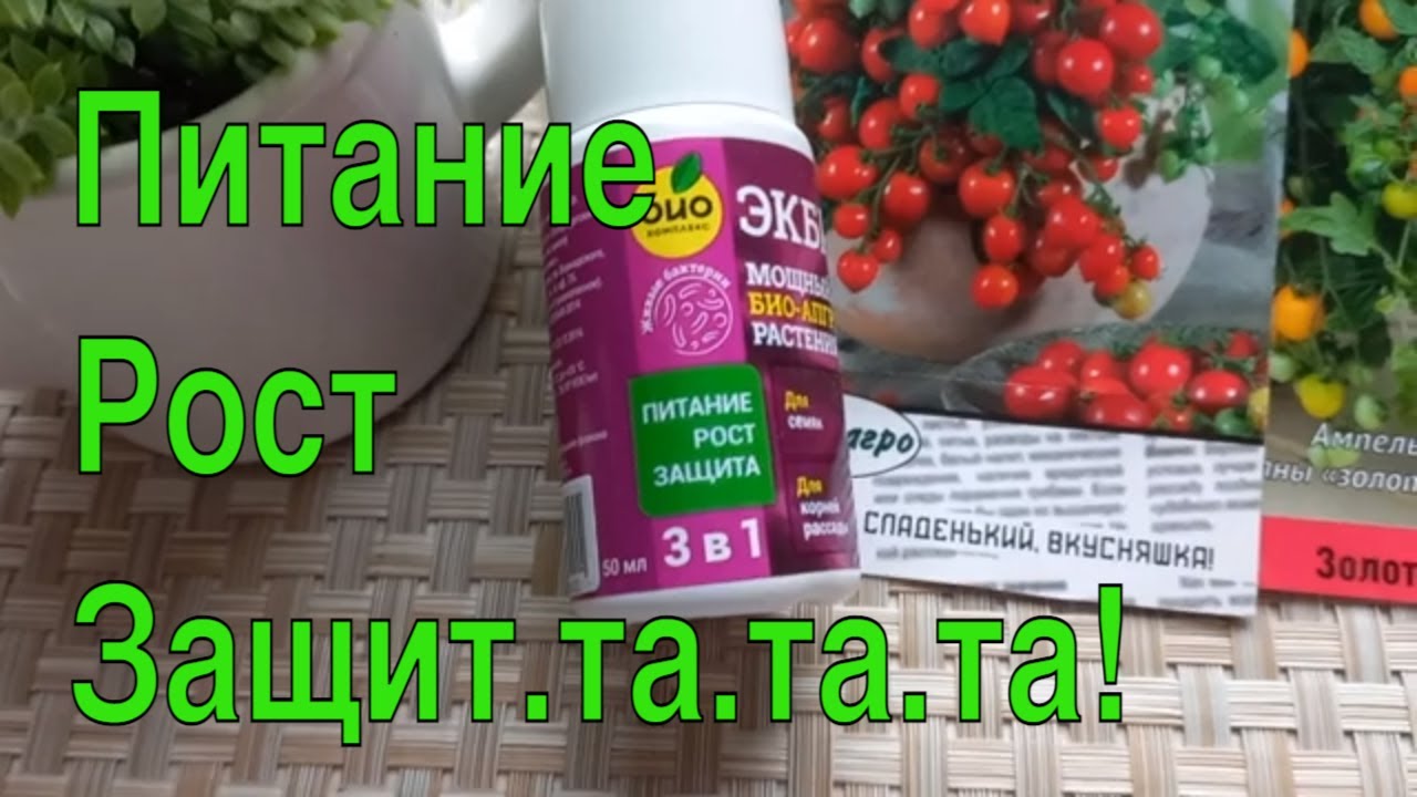 СУПЕР биоудобрение ЭКБИ для семян и рассады. ТопСад