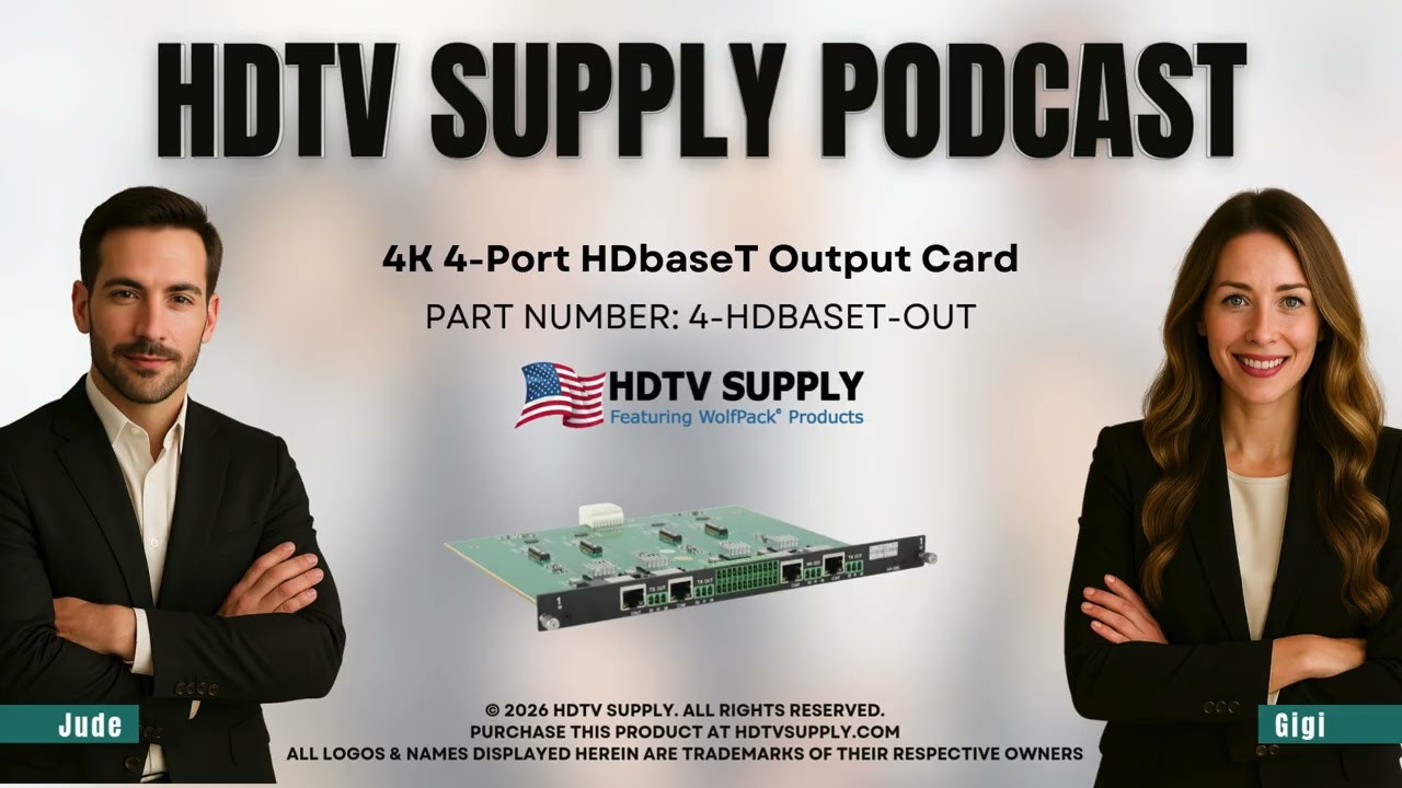 4 HDBASET OUT