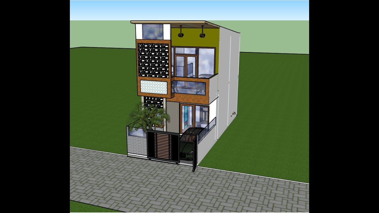 DISAIN RUMAH | DISAIN RUMAH 4X10  | 2 LANTAI | SEDERHANA TAPI TETAP BERKELAS