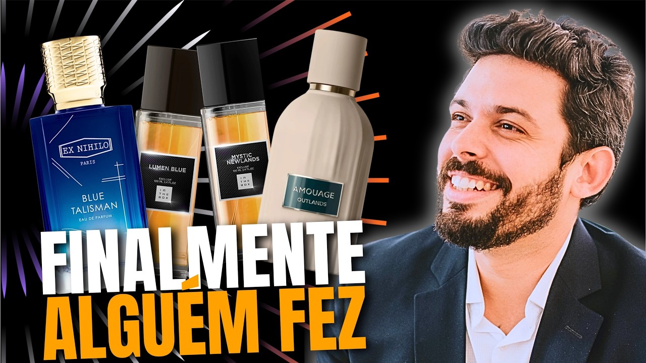 Lançamentos de IN THE BOX inspirados no BLUE TALISMAN e OUTLANDS de Amouage - Obras primas do NICHO