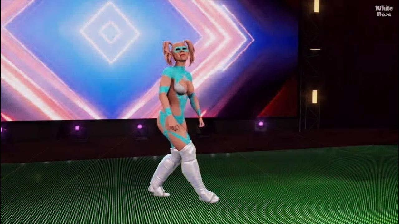 5 Women Extreme Rules - Rainbow Mika VS Captain Marvel VS Zatanna VS Chun-li (Street Fighter V)