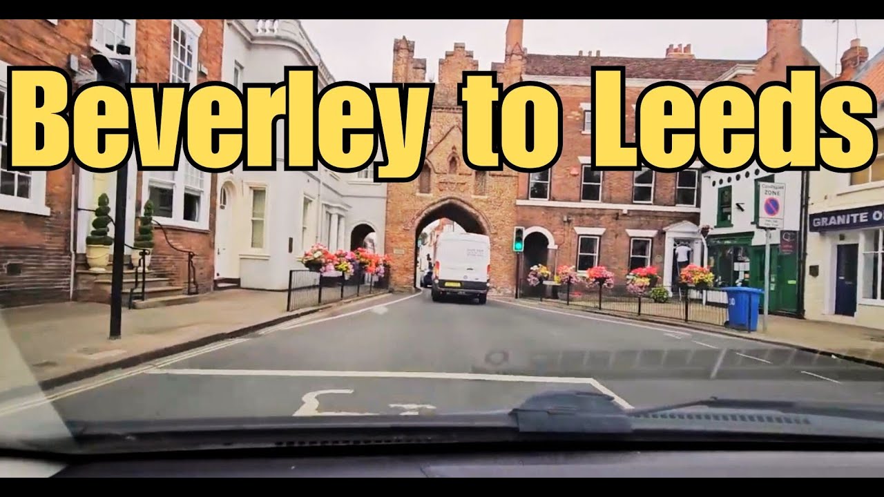 Driving Home from Beverley Westwood | Scenic Wolds Villages to M62 Towards Leeds (Passenger POV)