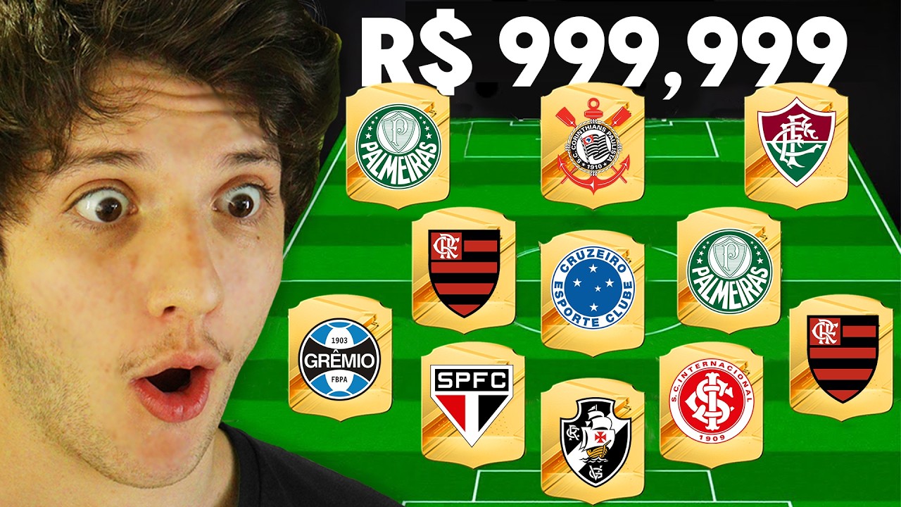 Usei os Jogadores Mais Valiosos do Brasileirão 2026