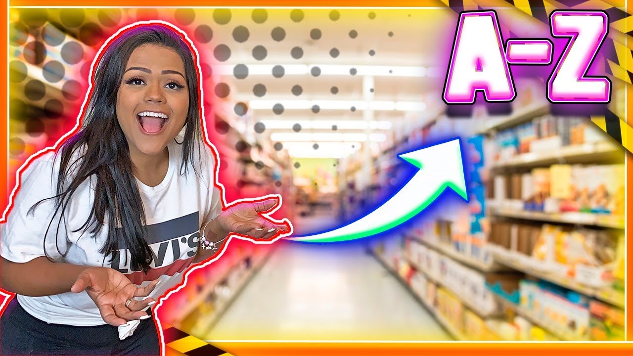 COMPREI TUDO EM ORDEM ALFABETICA NO SUPERMERCADO  !!!