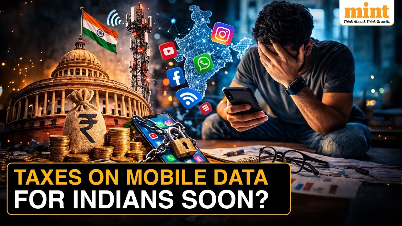 Centre Asks Telecom Dept To See If Data Can Be Taxed To Raise Revenue & Curb Screen Addiction