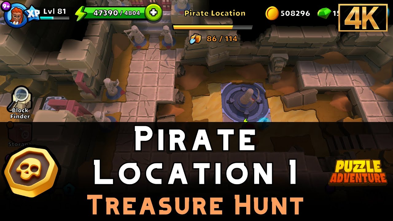 Pirate Location 1 | Treasure Hunt 4 | Puzzle Adventure