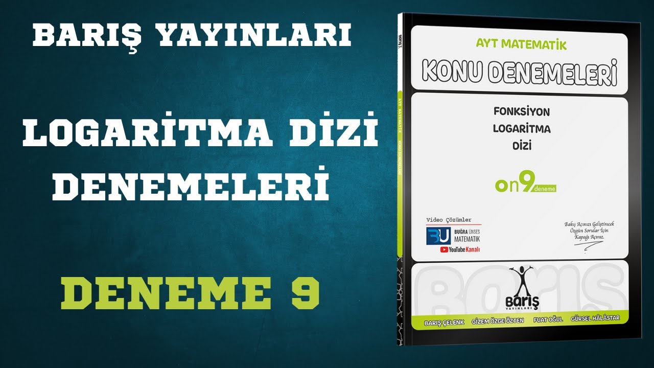 Barış Yayınları | Fonksiyon Logaritma Dizi Denemeleri | Deneme 9