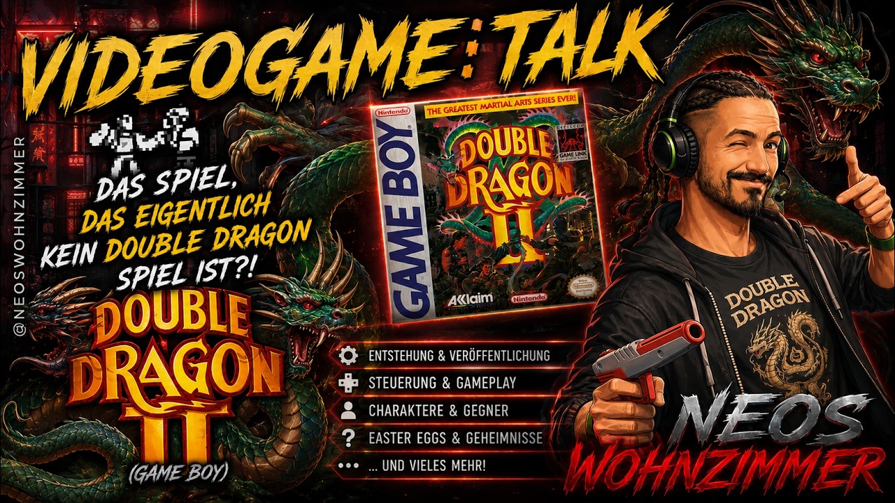 Double Dragon II (1991) - Videogame Talk #8 - Neos Wohnzimmer #doubledragon #nintendo #kuniokun