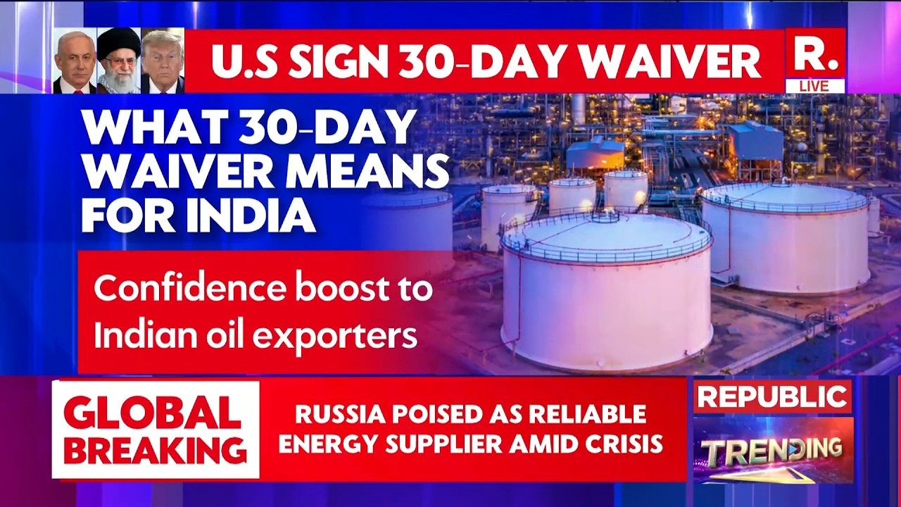 US Grants India 30-Day Waiver To Purchase Russian Oil Amid Iran War | BREAKING LIVE
