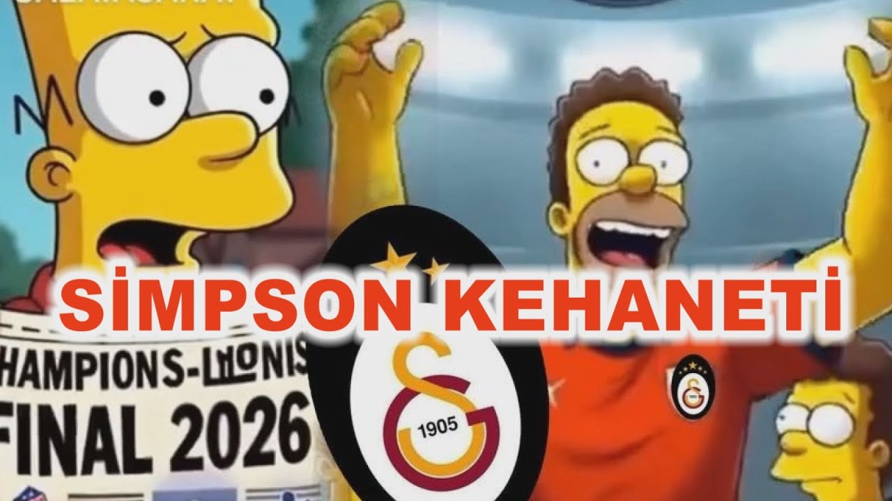 Yok Artık! Simpsonlar Galatasaray’ı Şampiyonlar ligi Şampiyonu Gösterdi!