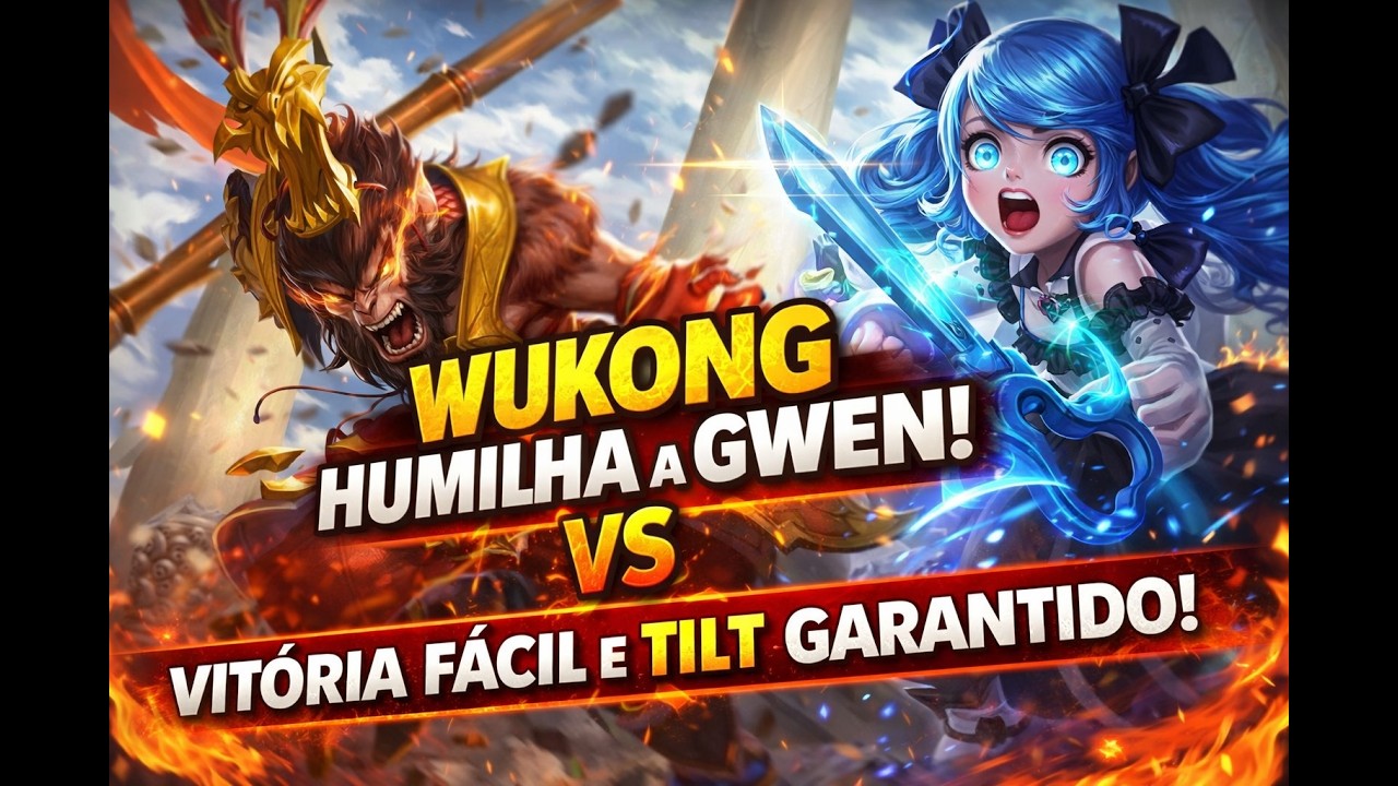 Insano WUKONG vs Gwen Qual É O Melhor Campeão no League of Legends?