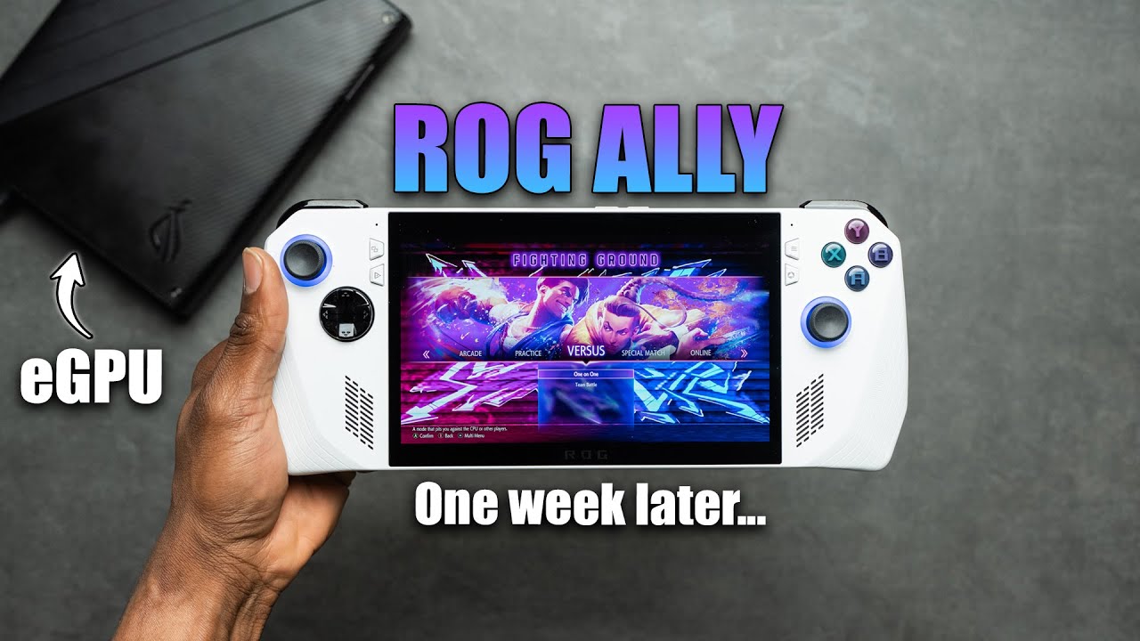 ASUS ROG Ally спустя неделю! [Тест XG Mobile 6850M XT eGPU]