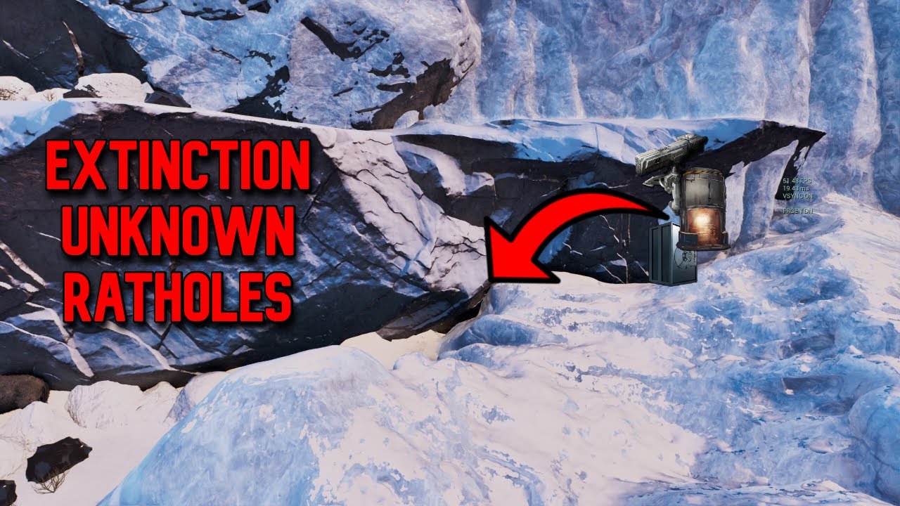 *NEW* Top 9 Hidden EXTINCTION Ratholes/Base Locations - Ark Survival Ascended