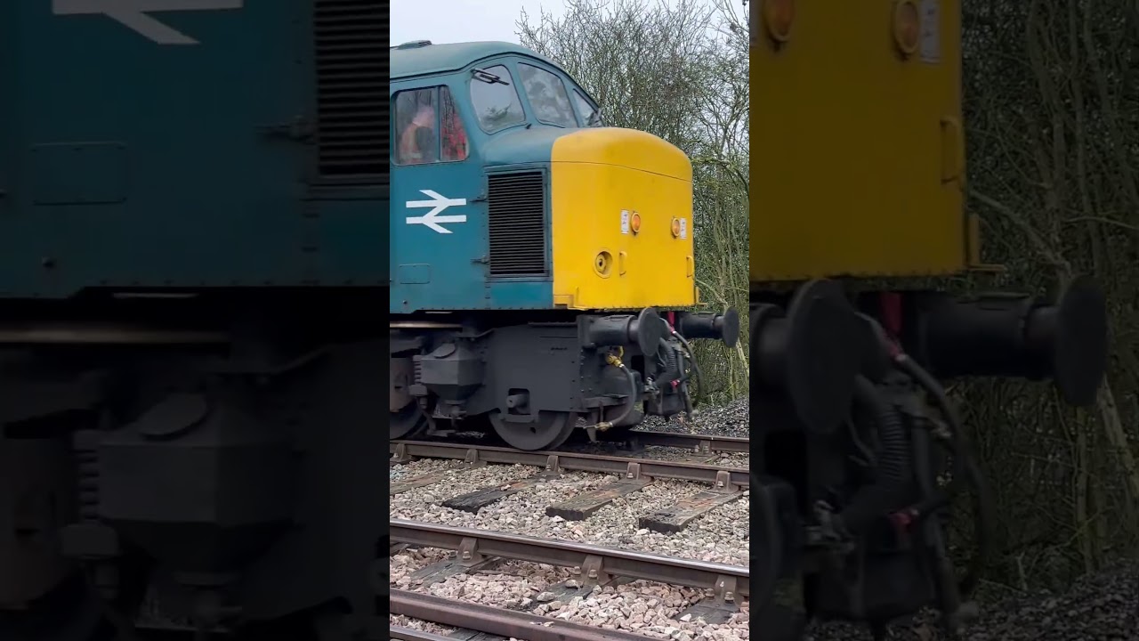 Class 66791 and 45041 at nene valley railway