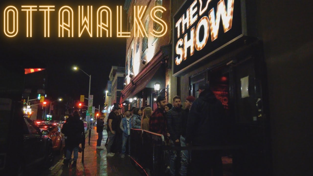 Friday night walk through Downtown Ottawa's ByWard Market - March 25 2022