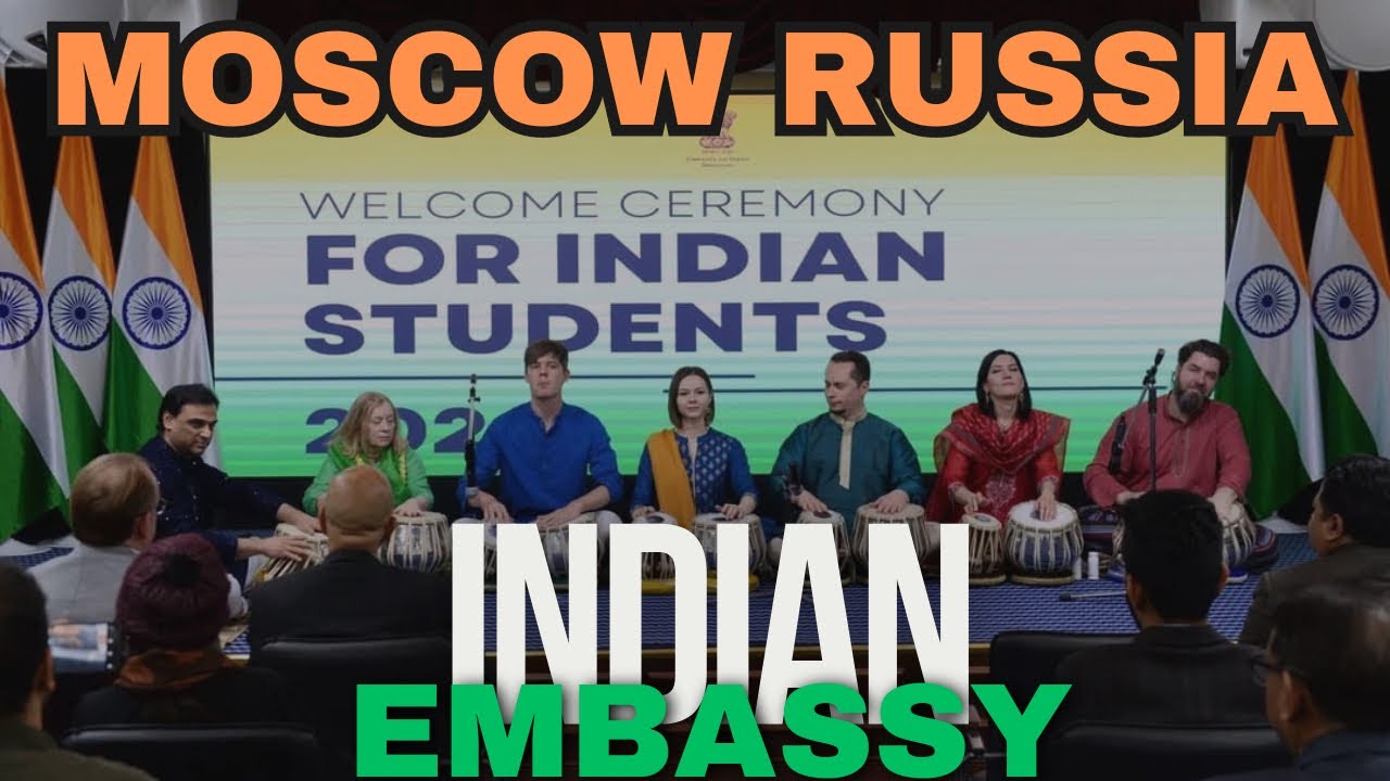 VLOG -TOUR OF INDIAN EMBASSY MOSCOW 🇷🇺🇮🇳#russia #mbbsabroad #neet2024