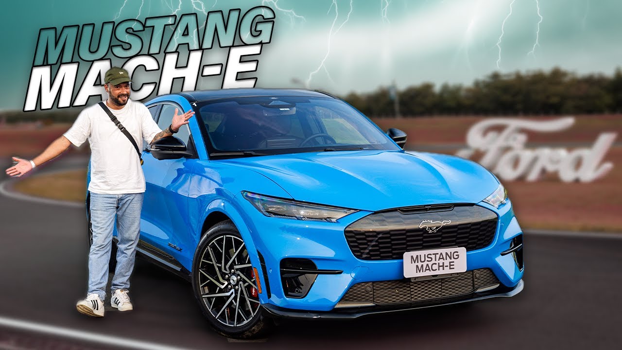 TESTEI TUDO! 0 a 100 em 3.7s. Ford MUSTANG MACH-E 🤩