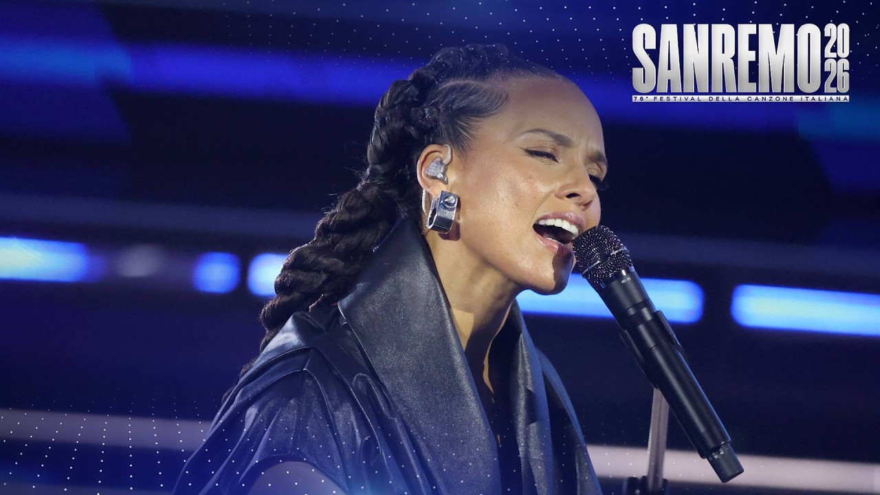 Sanremo 2026 - Alicia Keys canta 