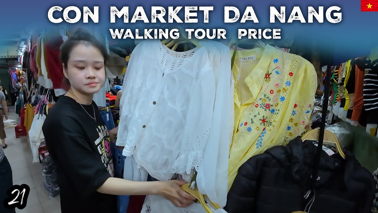 CON MARKET DA NANG Walking tour Detailed price | Vietnam Hindi Vlog