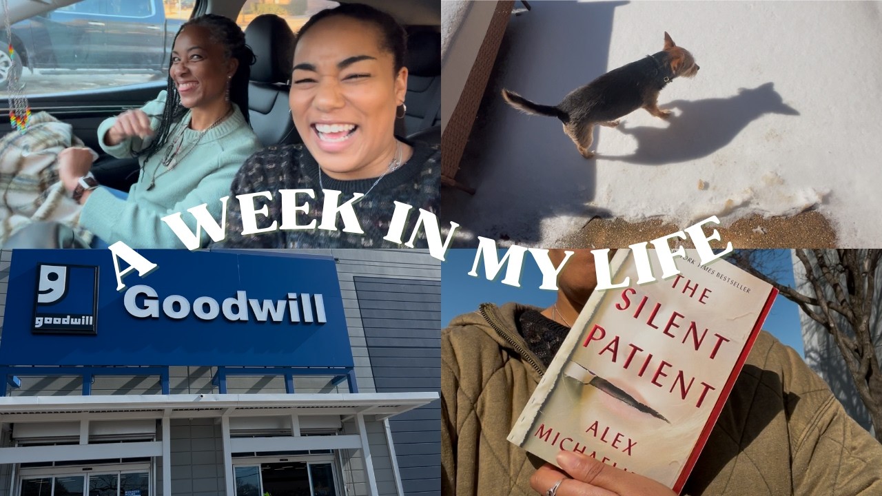 VLOG | snowed in, dumpling bake, thrifting