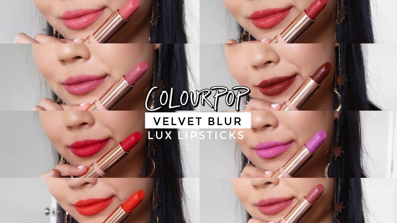 COLOURPOP NEW VELVET BLUR LUX LIPSTICKS ⋆ Review + Dupes/Comparisons!