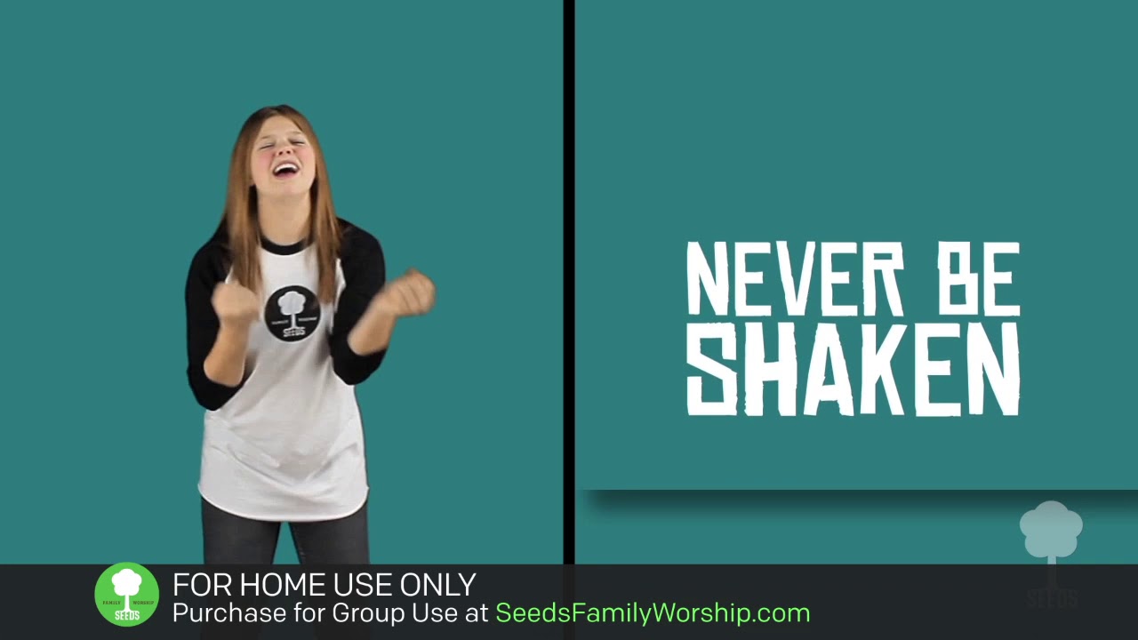 Psalm 62:1-2 - Never Be Shaken (Hand Motions)