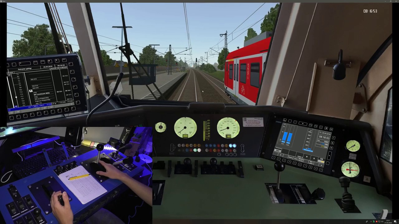 Zusi 3 - RE 10507 nach Koblenz Hbf - Fahrpult