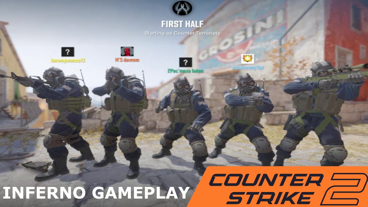 Counter Strike 2 ( No Commentary ) | Gameplay Competitive No Rank |  Inferno