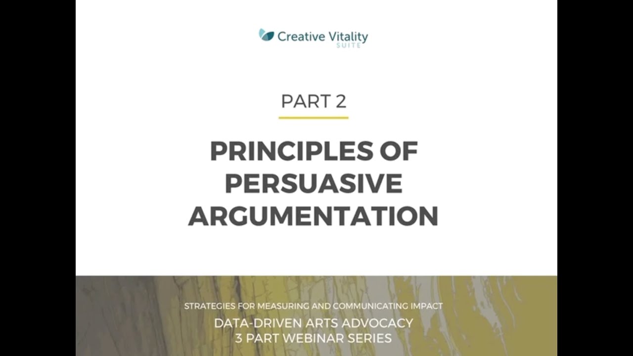 Data-Driven Arts Advocacy - Webinar 2 | CVSuite - Art Data Tools