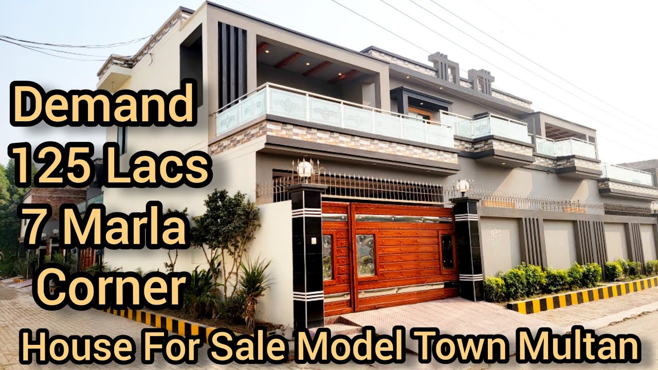 7 Marla Corner House For Sale |Model Town Multan